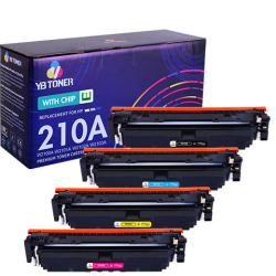 Hurry Up Hot Discounts on Compatible HP 210A Toner Set of 4  Standard Yield – With Chip