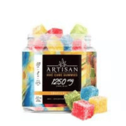 GET OFF ON  YOUR FIRST PURCHASE Artisan HHC THC Cube Gummies - Tropical Mix - 1250MG