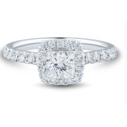 Grab Now Clearance Sale Is Live Now  Light Heart Lab grown diamond Princess-Cut engagement ring (1 1/4 ct. tw.)