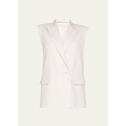 Save More On Great Deals Silk Blend Blazer Vest